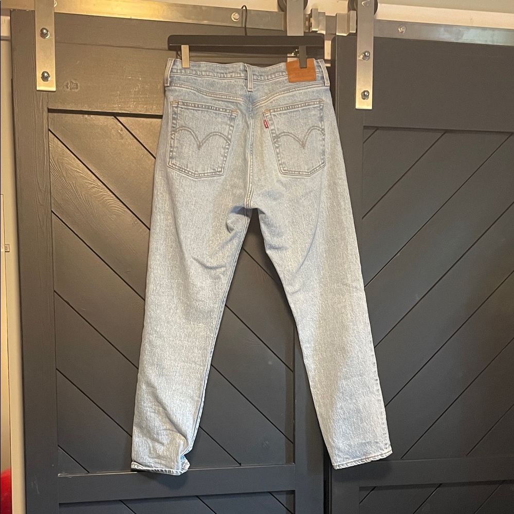 Levi's Light Blue Denim with Brown Patch